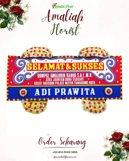 Papan Bunga Ucapan Selamat Wonolelo